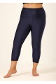 Navy Blue Plus Size Swim Shorts Beach Bottom