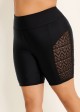 Black Summer Beach Hollow Swim Bottom